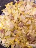 Napa Cabbage and Meat Balls Stir Fry
