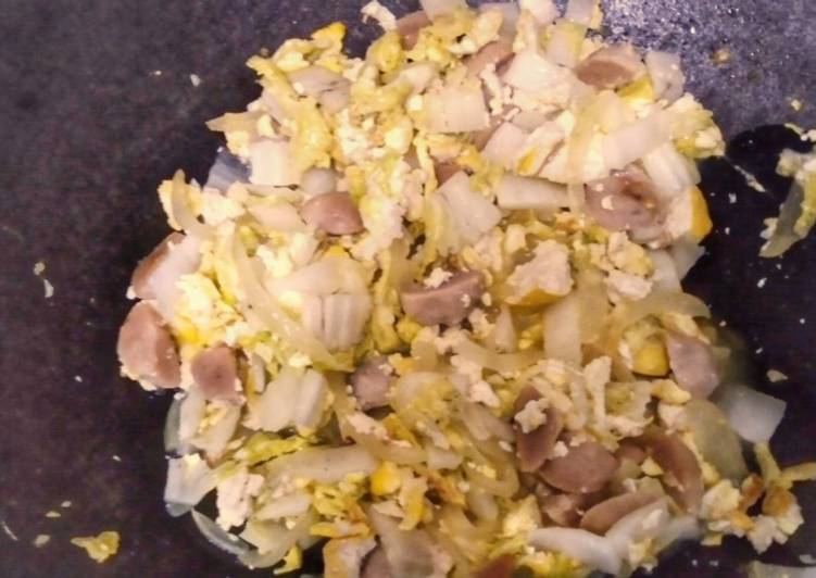 Easiest Way to Prepare Quick Napa Cabbage and Meat Balls Stir Fry