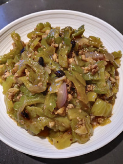 A picture of Bitter Melon with Black Bean.