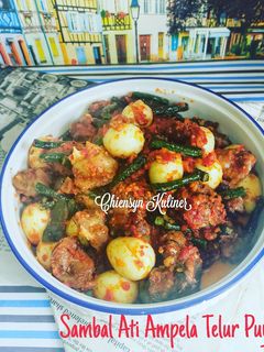 Foto resep Sambal Ati Ampela Telur Puyuh