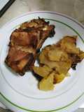 Costillas asadas al aroma de sierra morena