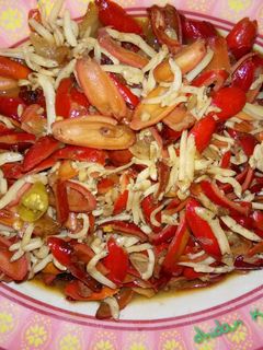 Foto resep 6.Tumis pedas Kulit melinjo teri #bikinramadanberkesan