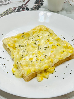 Foto resep 503. Corn Cheese Toast|Roti Panggang Pakai Microwave