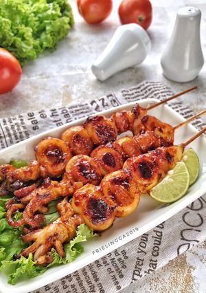 Foto resep Sate Cumi Sosis