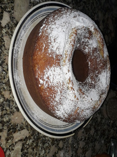 Una foto de Budín de banana y nuez