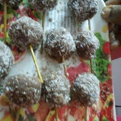 Coconut chocolate lolipops 😃 A picture of Coconut chocolate lolipops 😃.