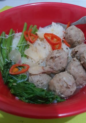 Foto resep Pentol bakso diet (no tepung, no minyak, no sugar)