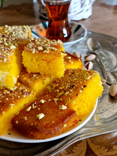 عکسی از دستور کیک باقلوا