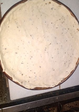 Una foto de Tapa de tarta con semillas una sola tapa gruesa !!🥮🥮