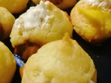 Bombas de dulce de leche y crema