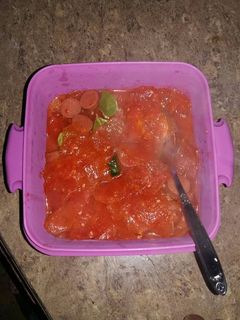 Foto resep Seblak Sosis + jeruk nipis