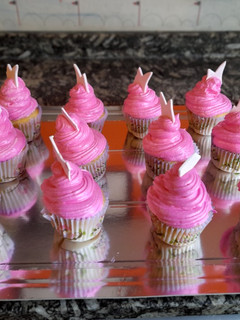 Una foto de Cupcakes con merengue italiano