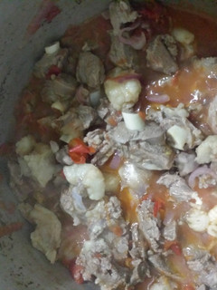 A picture of Mutton stew.