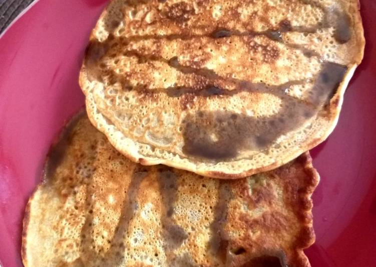Panqueques de avena, chocolate con harina de todo uso,,,