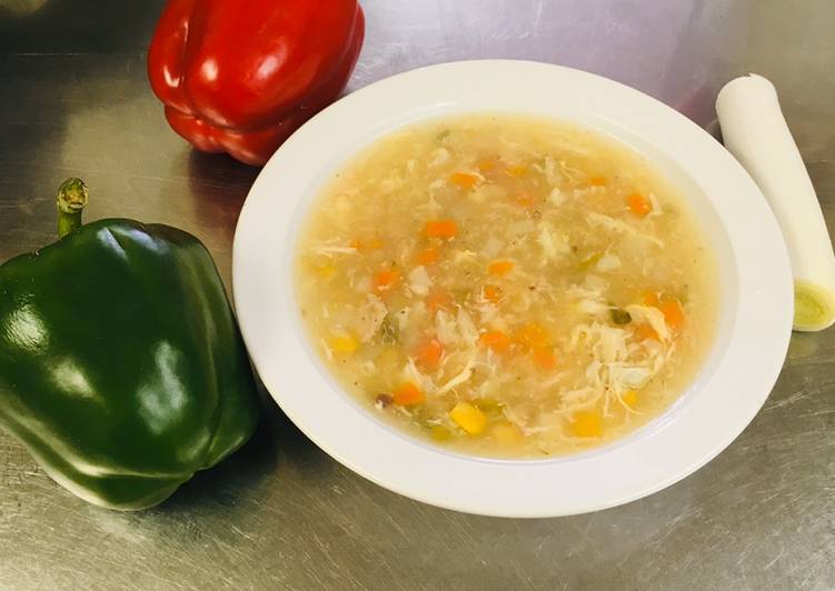 Bagaimana Membuat Chicken Vegetables Egg Soup yang Enak Banget