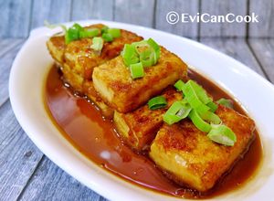 Foto resep Easy Tofu Teriyaki / Tahu Saos Teriyaki