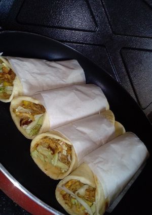 Chicken shawarma ainihin hoton girkin