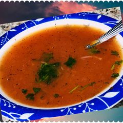 A picture of Tomato soup.
