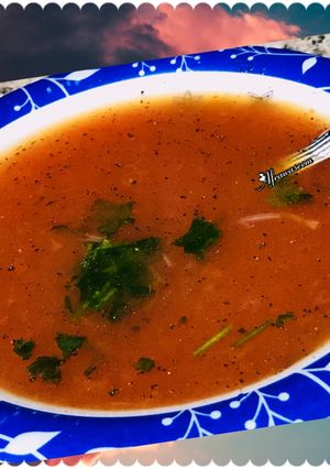 A picture of Tomato soup.