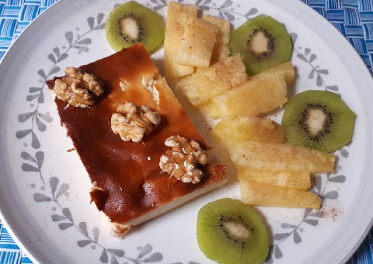 Tarta de queso cottage y yogur
