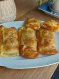 Empanadillas de hojaldre con zanahoria 🥕 y gamba 🍤 en robot