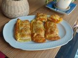 Empanadillas de hojaldre con zanahoria 🥕 y gamba 🍤 en robot