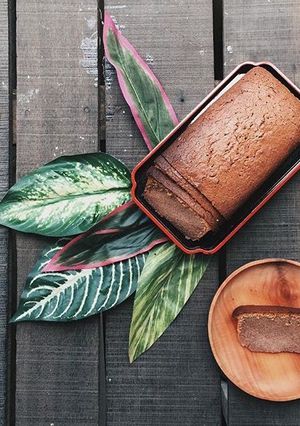 Foto resep Taro condensed milk butter cake
