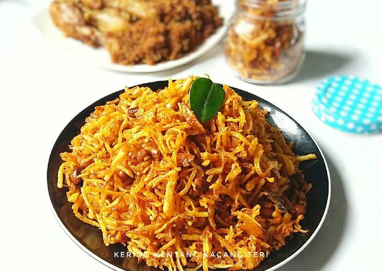 Resep: Kering Kentang Kacang Teri yang Enak