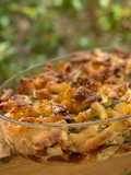Gratin de pâtes aux courgettes