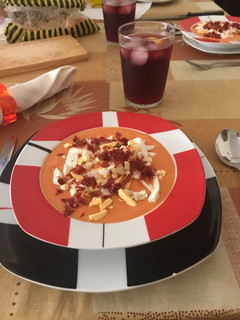 Una foto de Salmorejo de verdad