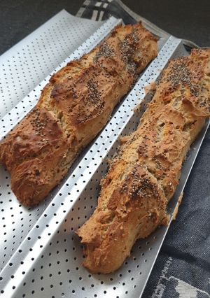 Une photo de Baguettes aux graines