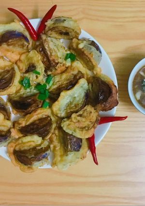 Hình của món Cà tím sốt me.