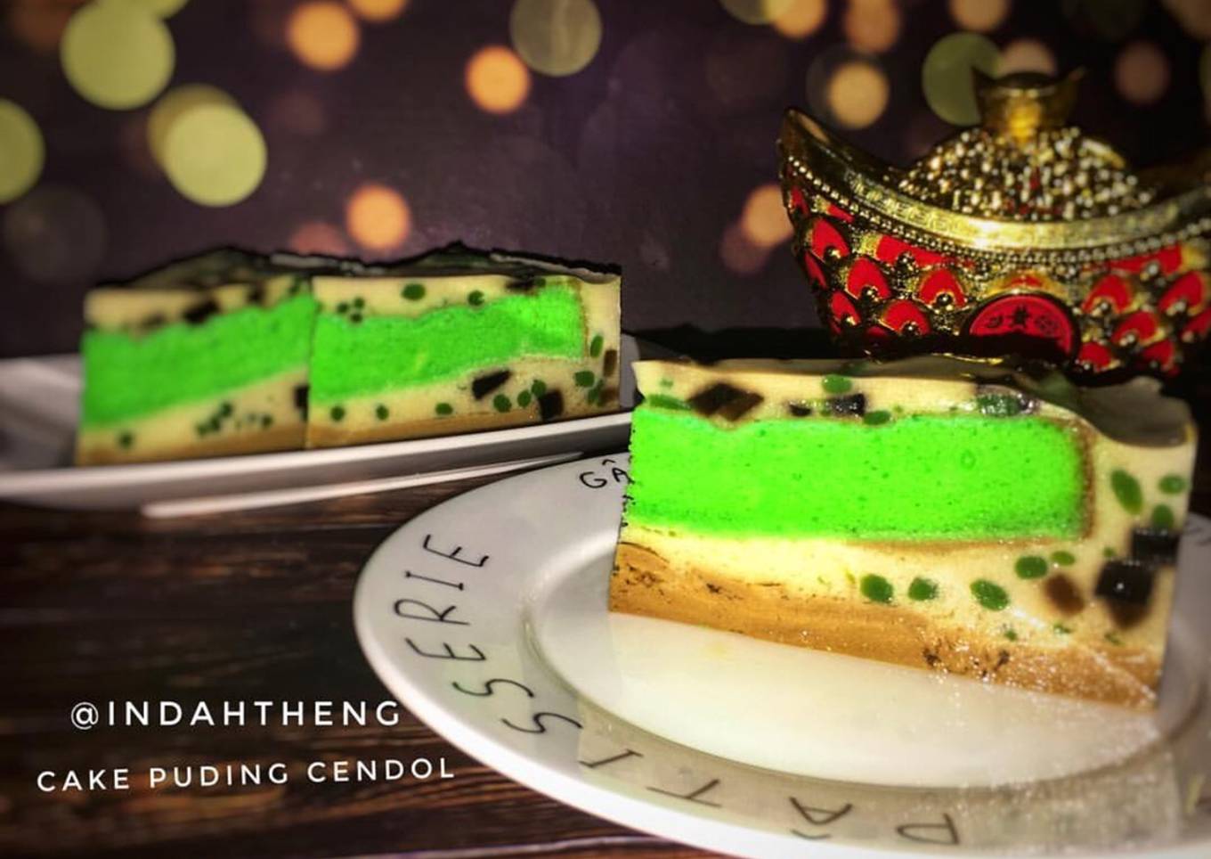 Puding cendol-cincau