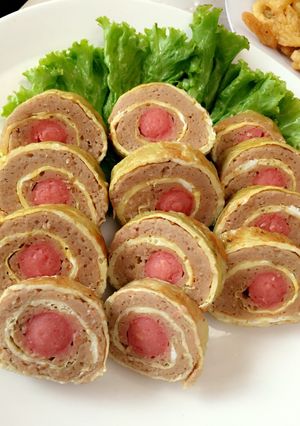 Foto resep Rollade Daging sapi dan sosis
