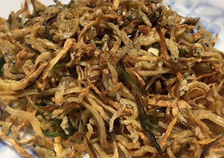 Teri goreng kriuk (tanpa bau amis) #PejuangDapur #PeduliKankerPayudarah