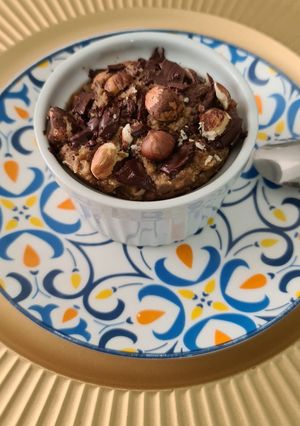 Una foto de Mug cake de chocolate y avellanas 🇵🇪