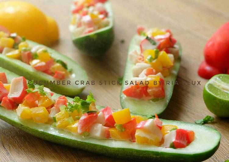 Cucumber Crab Stick Salad