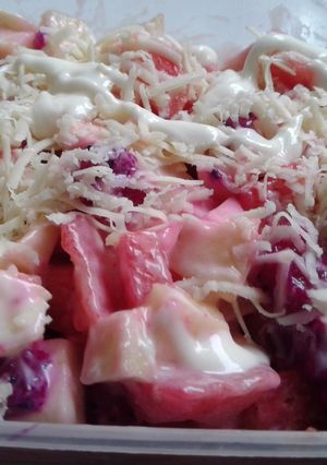 Foto resep Salad buah praktis tis👌