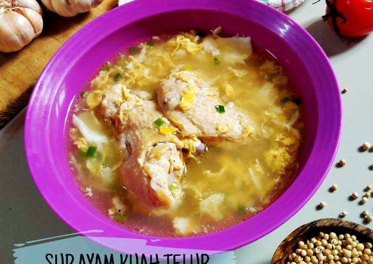 Resep !MANTAP Sup Ayam Kuah Telur ide masakan sehari hari