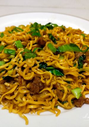 Foto resep Mie goreng daging sayur
