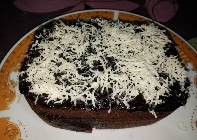 Brownies chocolatos kukus serba 6 sendok