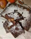 Torta di pane pere e cacao