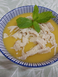 Una foto de Puré de verduras del puchero