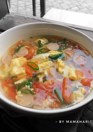 Foto resep Sup Tomat Telur / Tan Hua Tang