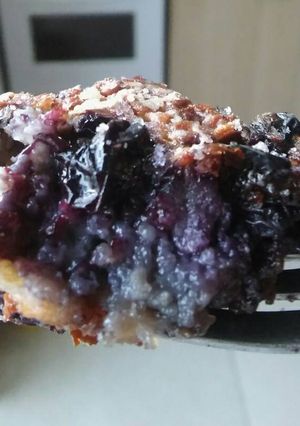 Una foto de Postre de avena y arándanos