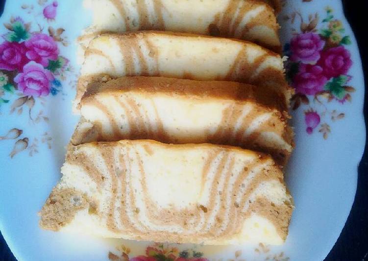 Zebra cake (putih telur)