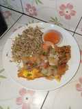 Seafood Omelette (Hoi Tod)