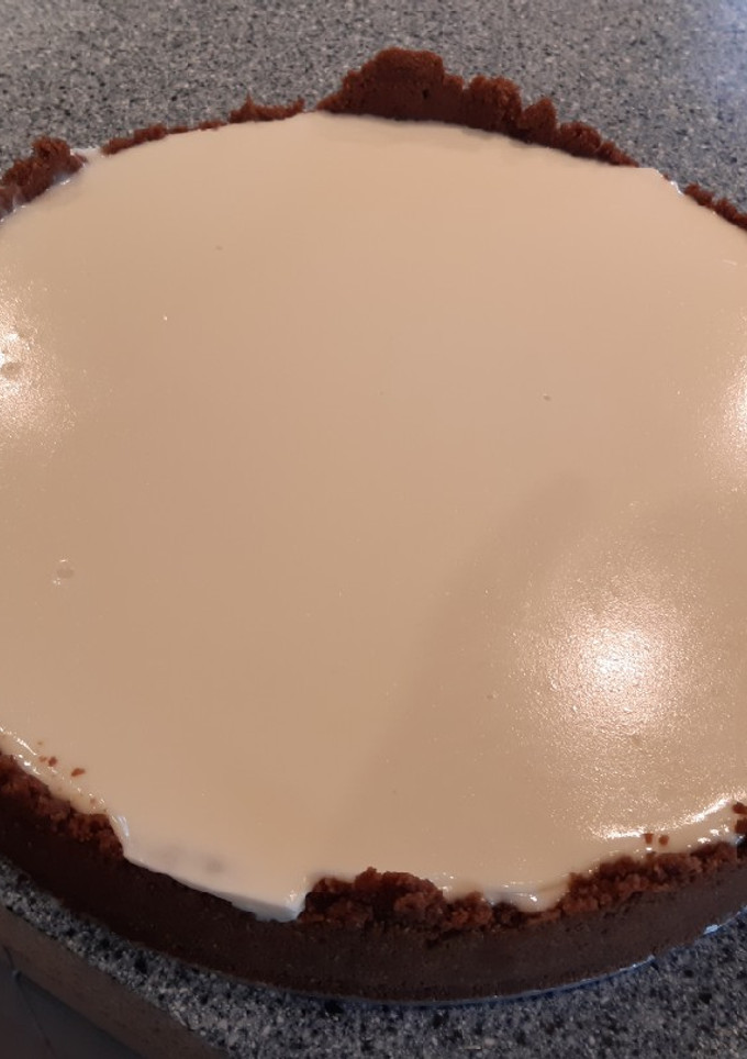 Una foto de Tarta tres chocolates