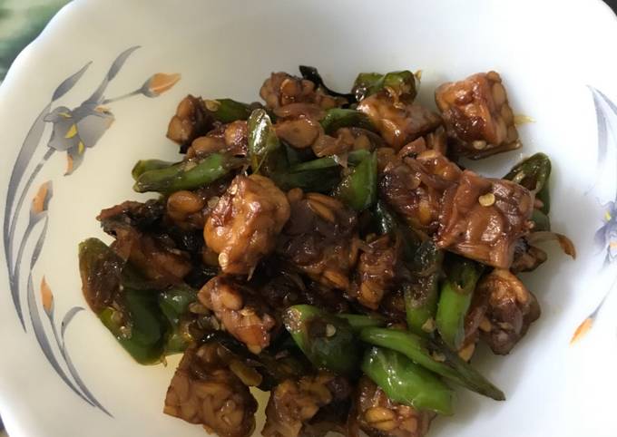 Resep Orek Tempe Cabe Ijo Basah Resep Orek Tempe Cabe Ijo Basah