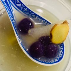 A picture of Hong Kong Sweet Potato Dessert with Sweet Potato Boba 🥳.